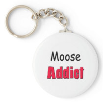 Moose Addict Key Chain
