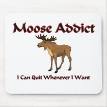 Moose Addict Mouse Mat