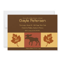 MOOSE Adirondack Lodge Rustic theme Baby Shower invitations by allpetscherished MOOSE Adirondack Lodge Rustic theme Baby Shower invitations