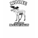 MOOSE AGAINST PALIN T-shirt