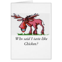 Moose Alaska Card
