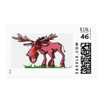 Moose Alaska Postage Stamp