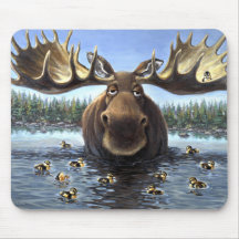 Moose and Friends Mousepad