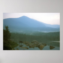 Moose and Mount Katahdin Posters