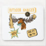 Moose Antler Coat Hanger - Funny New Gift Mousepads