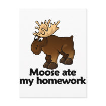 Moose ate my homework post cards