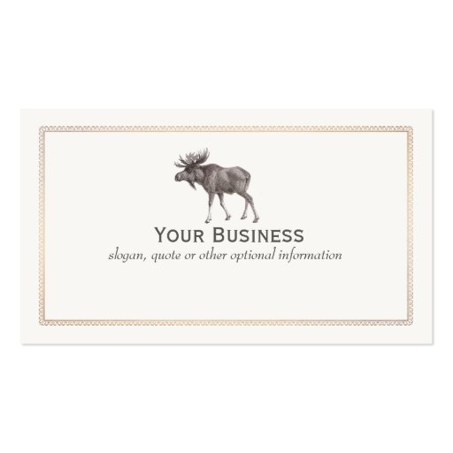 Moose Business Card (front side)