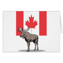 Moose Canada Greeting Cards