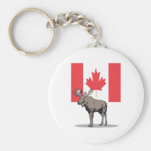 Moose Canada Keychains