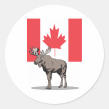 Moose Canada Stickers