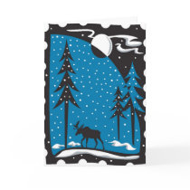Moose Christmas Card by freespiritdesigns Moose Christmas Card