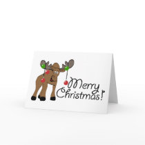 Moose Christmas Card by haywiregraphics Moose Christmas Card