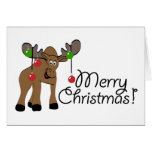 Moose Christmas Card