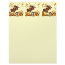 Moose Christmas letterhead by samack Moose Christmas letterhead