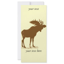 Moose Christmas rack cards by samack Moose Christmas rack cards