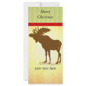 Moose Christmas rack cards