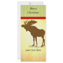 Moose Christmas rack cards by samack Moose Christmas rack cards