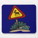 "Moose Crossing" Moosepad Mouse Mat
