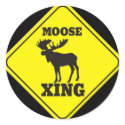 - Moose Crossing stickers