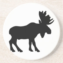 Moose Drink Coaster