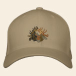 Moose, Elk, Deer embroidered hats