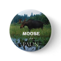 Moose for Palin buttons by JLopes Moose for Palin buttons