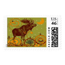 Moose Gifts Stamps