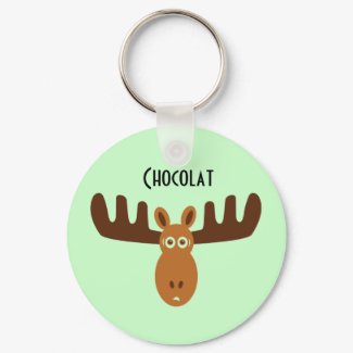 Moose Head_Chocolat keychain
