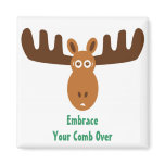 moose, moose head, moose head magnet, funny, funny