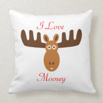 Moose Head_I Love Moosey 2 pillows