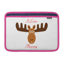 Moose Head_I Love Moosey ipad sleeves