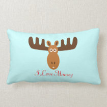 Moose Head_I Love Moosey pillows