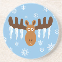 Moose Head_Icicle Antlers coasters