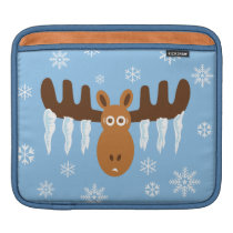 Moose Head_Icicle Antlers ipad sleeves