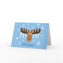 Moose Head_Icicle Antlers_Oh Dear! cards