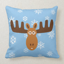 Moose Head_Icicle Antlers pillows