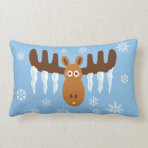 Moose Head_Icicle Antlers pillows