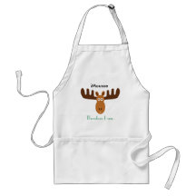 Moose Head_iMousse Therefore I am Apron