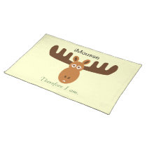 Moose Head_iMousse Therefore I am placemats
