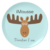 Moose Head_iMousse Therefore I am plates