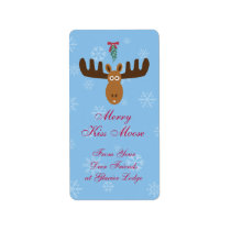 Moose Head_Merry Kiss Moose_Deer Friends labels