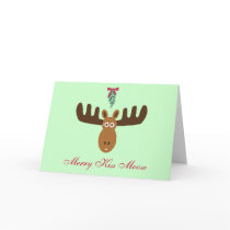 Moose Head_Merry Kiss Moose_Happy Gnu Year! cards