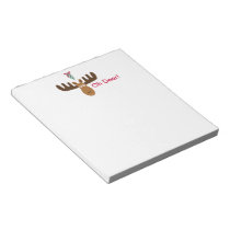 Moose Head_Mistletoe_Oh Dear! notepads