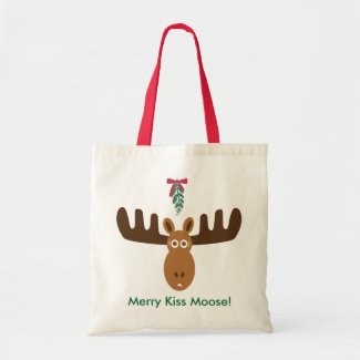 Moose Head_Mooseltoe_Merry Kiss Moose bag