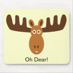 Moose Head_Oh Dear! mousepad