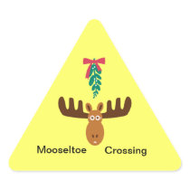 Moose Head_Road Sign_Mooseltoe Crossing stickers