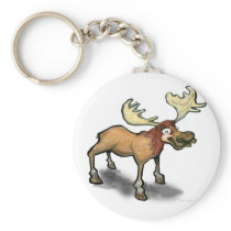 Moose Key Chain