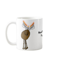 Moose Menora gift mug! by graphicdoodles Moose Menora gift mug!