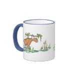 Moose on the loose coffee mug