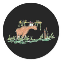 Moose on the loose stickers